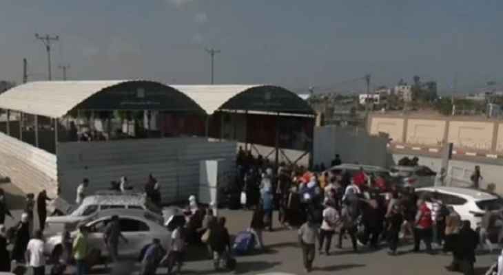 بدء خروج الفلسطينيين مزدوجي الجنسية من غزة