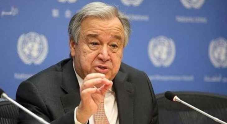 غوتيريش: أشعر بالفزع نتيجة التقارير التي ترد من  غزة