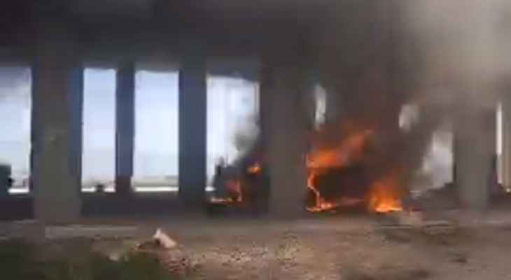 إحتراق سيارة بقصف “إسرائيلي” على كفركلا