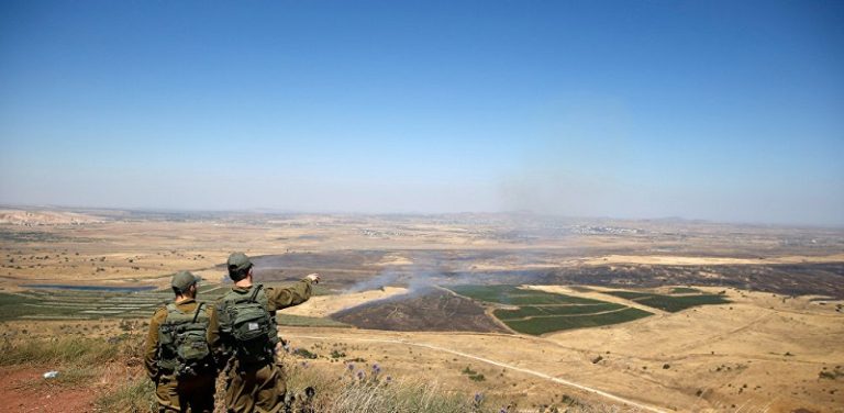 إطلاق صاروخ من سوريا باتجاه الاراضي المحتلة