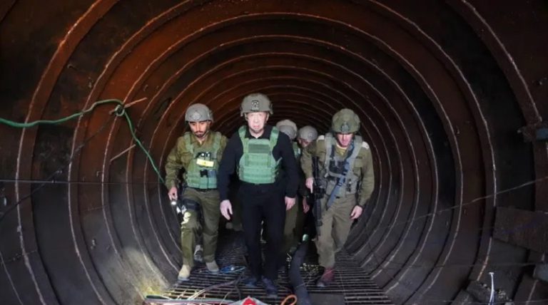 جيش الاحتلال: اكتشفنا شبكة أنفاق عملاقة في غزة (فيديو)