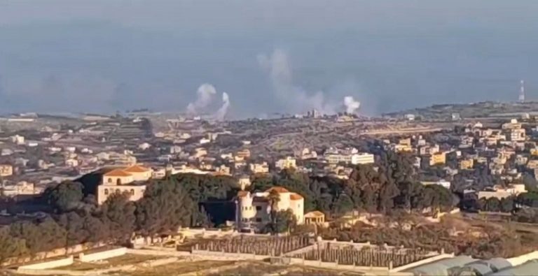 قصف مدفعي على البستان