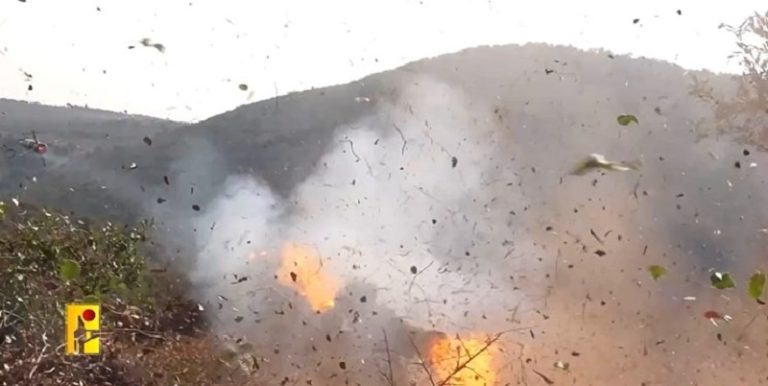 المقاومة تستهدف مرابض ‏مدفعية العدو في خربة ماعر