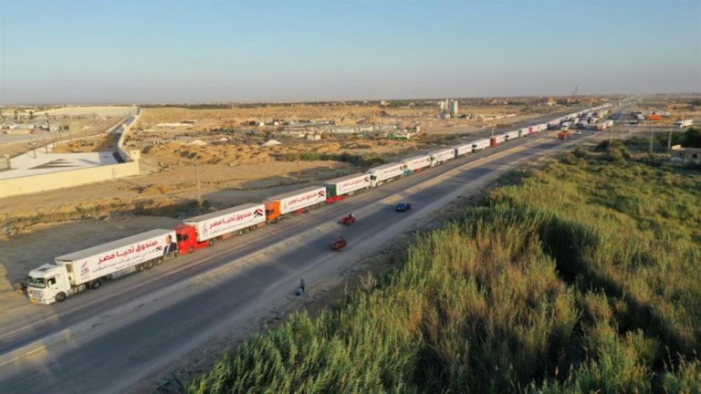 توقف المساعدات من مصر الى غزة!