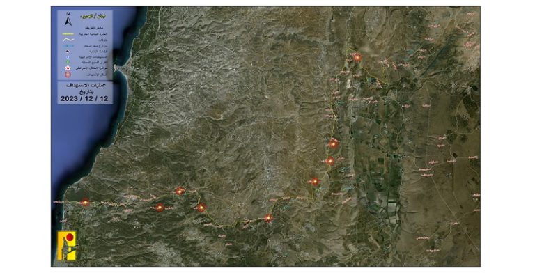 ملخص عمليات المقاومة ضد العدو بتاريخ 12-12-2023