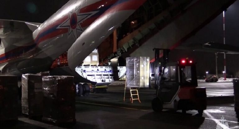 20 طناً من المساعدات الروسية إلى غزة