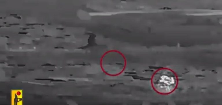 بالفيديو.. مشاهد استهداف نقطتي تجمع لجنود الاحتلال في المطلة