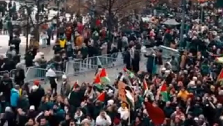 بالفيديو.. مظاهرات بالنرويج رفضاً لدعم “إسرائيل” بالأسلحة!