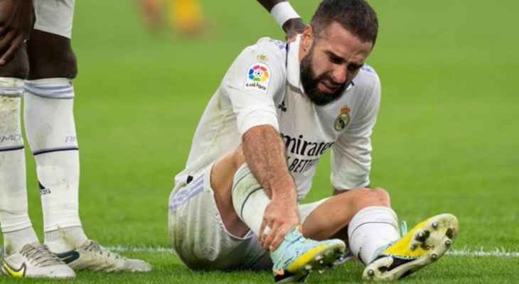 كارفخال يغيب عن الريال حتى العام الجديد