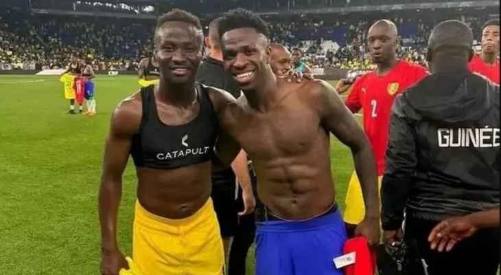 قميص فينيسيوس يتسبب باستبعاد لاعب من امم افريقيا