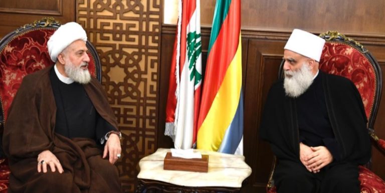 الخطيب زار شيخ العقل: ناقشنا عقد قمة روحية