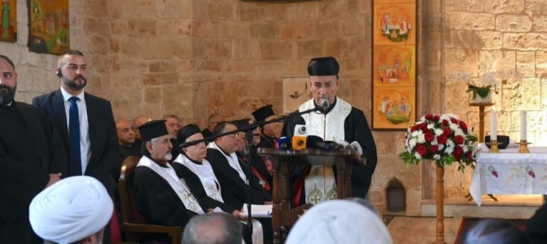 الراعي: لا نستطيع أن نتفرج على إبادة الشعب الفلسطيني