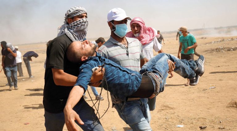 وصول الدفعة السادسة من الجرحى الفلسطينيين الى الإمارات