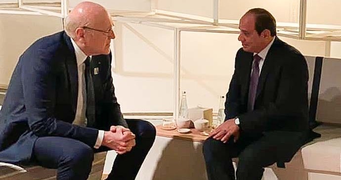 ميقاتي يلتقي السيسي ورئيس شركة “توتال إنرجيز”