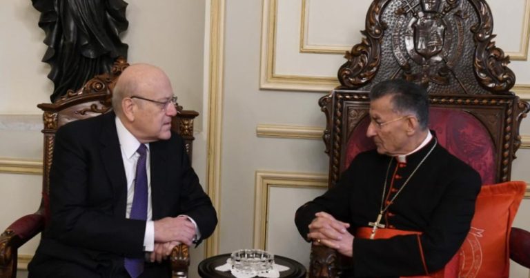 ميقاتي يلتقي الراعي في بكركي