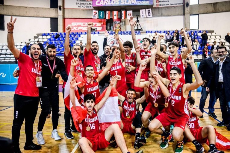 لبنان بطلاً لغرب آسيا للذكور في كرة السلة