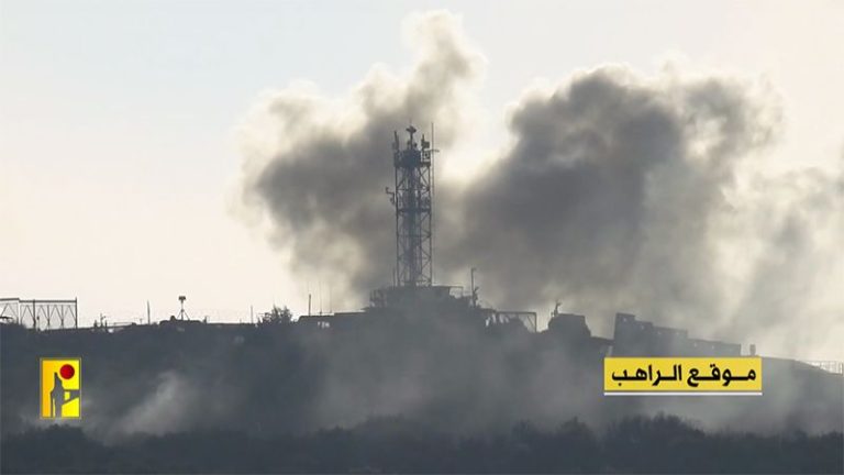 بالفيديو.. مشاهد لإستهداف مواقع تابعة للاحتلال جنوب لبنان