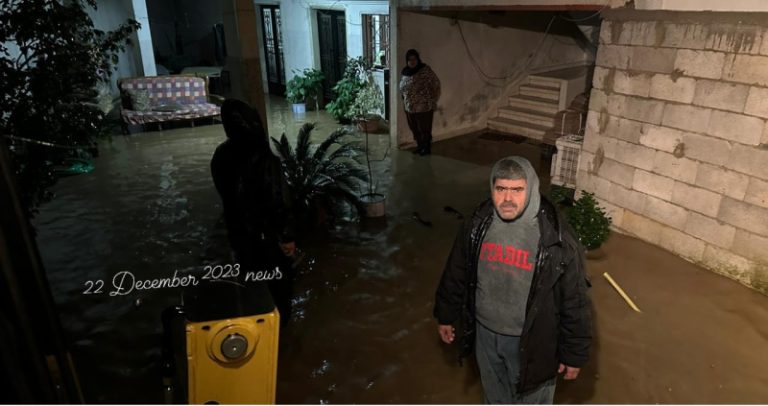 تسرب المياه في المنية وزحمة على الأوتوستراد