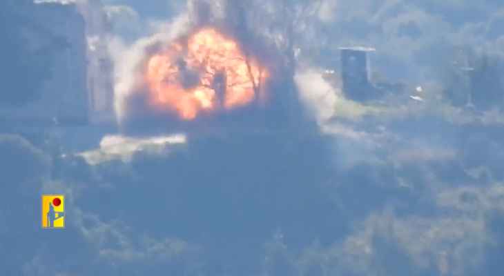 بالفيديو.. مشاهد لإستهداف المقاومة ثكنة “شوميرا”