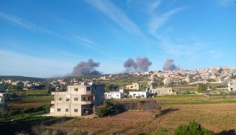 غارات جوية على عيتا الشعب