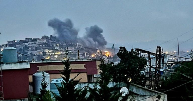 غارات جوية على عيتا الشعب