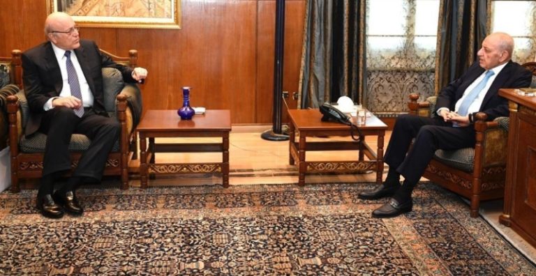 ميقاتي يلتقي بري في عين التينة