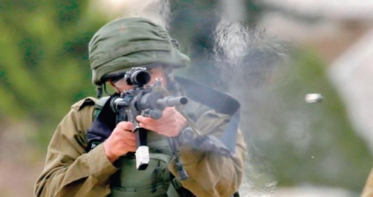 بالفيديو.. قناص الاحتلال يستهدف سيدة في غزة