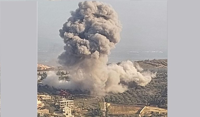 بالفيديو: غارات على الناقورة.. واستهداف منزل في كفركلا