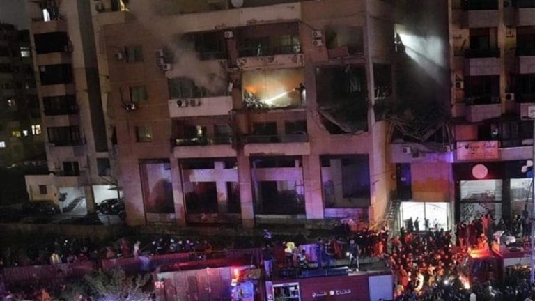 بالصورة.. مكان اختراق الصورايخ التي استهدفت العاروري