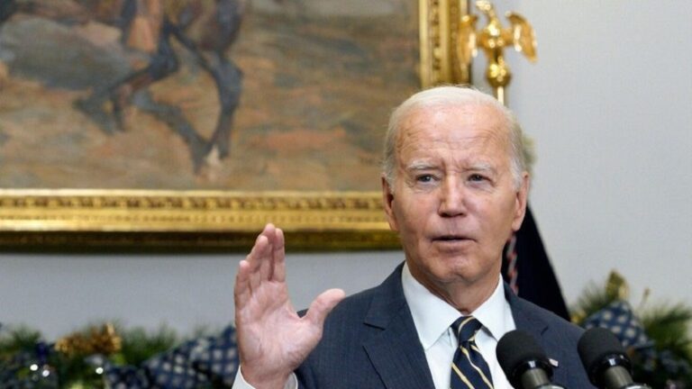 بالفيديو ـ احتجاجات ضد بايدن