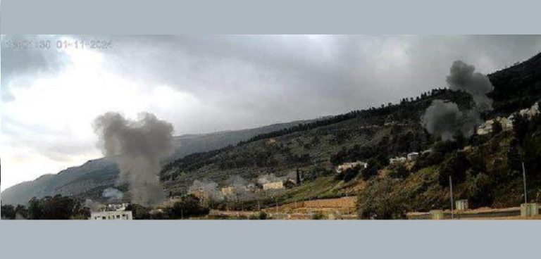 بالفيديو.. صواريخ من لبنان على “كريات شمونة”