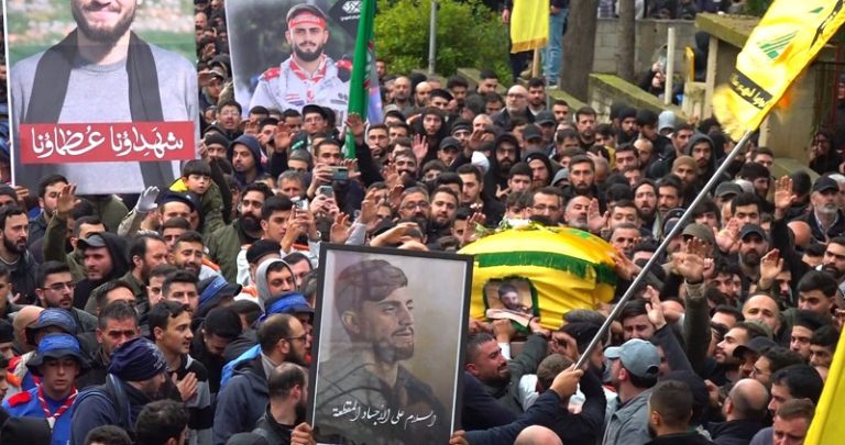 “حزب الله” يشيع شهداءه في النبطية وكفررمان