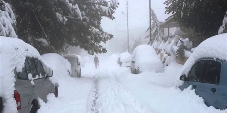 الثلج يعطّل مدارس ومؤسسات في الشوف الأعلى