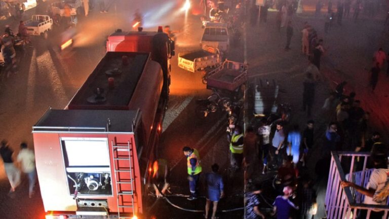 وفاة 4 أطفال بحريق مستشفى في العراق