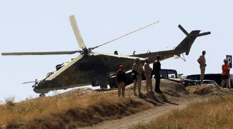 قتيل وجرحى بتحطم مروحية للجيش في قرغيزستان
