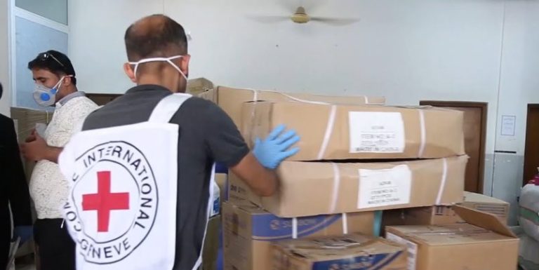 إدخال مساعدات إنسانية إلى بلدتي  السماقية وحكر الضاهري