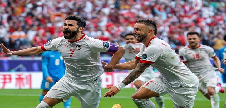 سوريا تدخل التاريخ وتعبر لدور الـ 16 من أمم آسيا