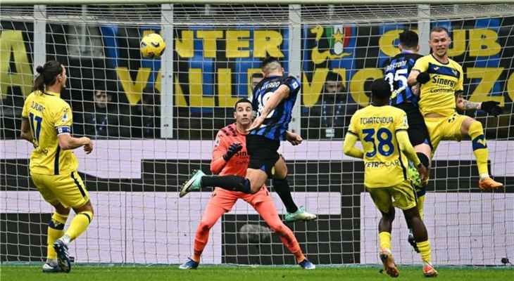 الانتر ينجو من كمين فيرونا بهدف قاتل