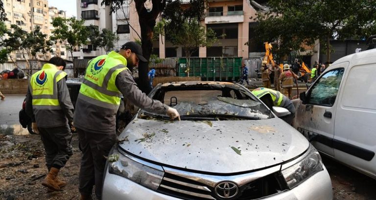 الاحتلال يستهدف فريق الإسعاف في الضاحية