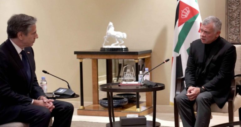 الملك عبدالله: لا إستقرار في المنطقة دون حل عادل للقضية الفلسطينية