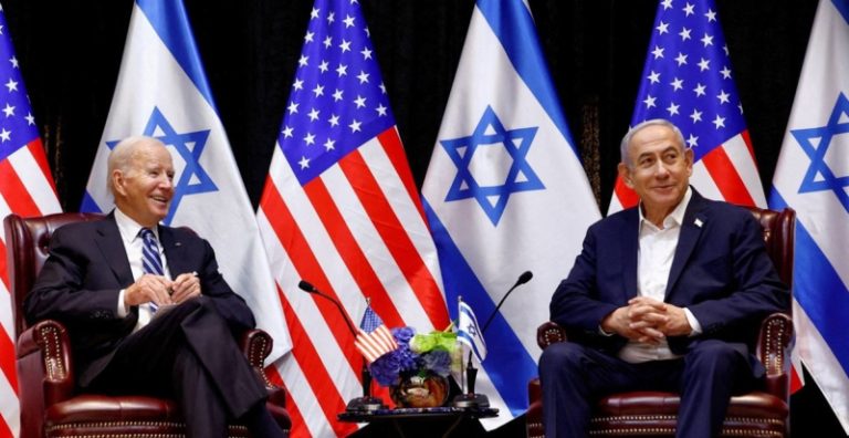 أول إتصال بين بايدن ونتنياهو منذ شهر