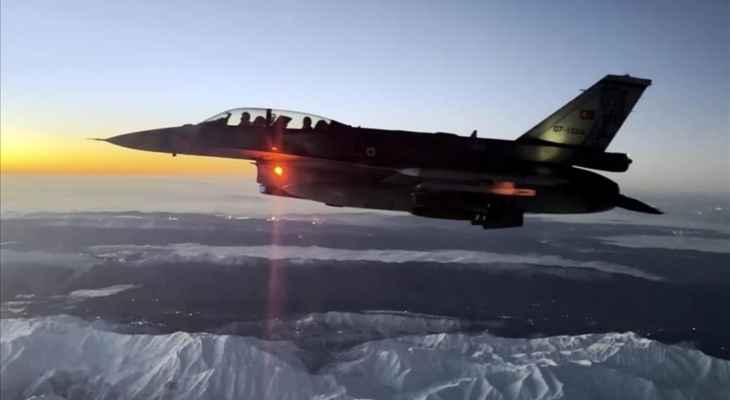 “الدفاع التركية”: غارات على مواقع شمال العراق وسوريا