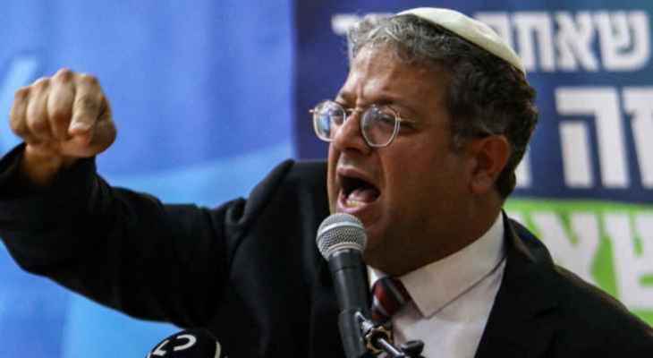 بن غفير: إحتلال غزة ضروري لتحقيق الأهداف القتالية