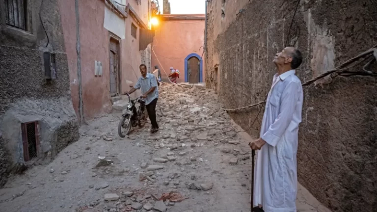 هزة أرضية في المغرب