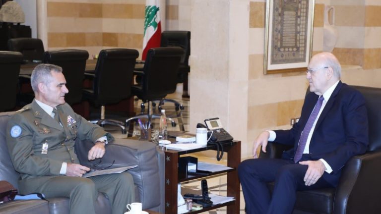 ميقاتي: لتحييد اليونيفل عن العمليات العسكرية
