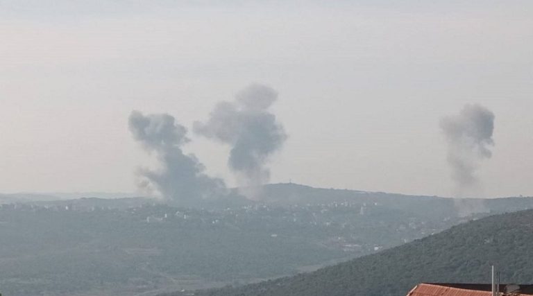 غارات معادية على أطراف بيت ليف وراميا