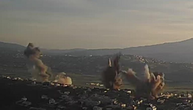 العدو استهدف الجبين وعلما الشعب فجراً