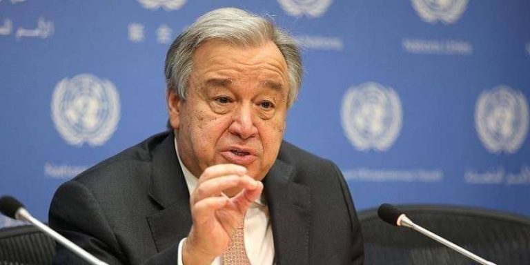 غوتيريش: على الجميع أن يعترف بحق الشعب الفلسطيني في بناء دولته