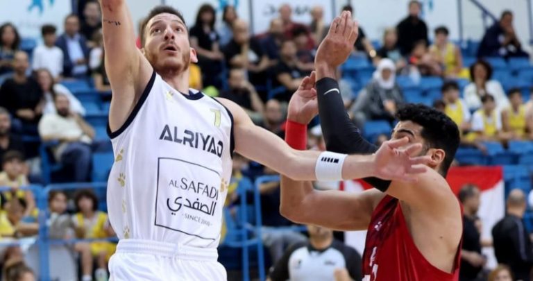 الرياضي بيروت يحقق فوزه الرابع في “سلة دبي”