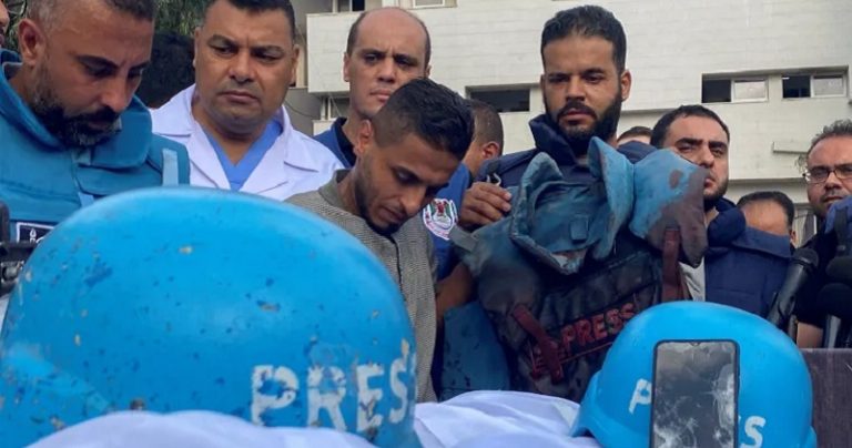 استشهاد 123 صحافياً في غزة
